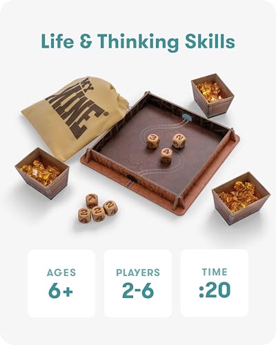 SimplyFun My Mine - Engaging Dice Based Probability & Strategy Game to Learn and Master Outcome Prediction, Fun Educational Experience for 2-6 Players, Suitable for Ages 6 and Up - style: My Mine