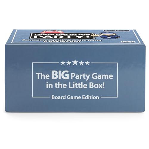 Gotta Get to The Party! - an Exciting Board Game Adventure for Family, Friends, Teens and Adults - Compact Travel Design - Nostalgic and Retro Charm - Game Night Ready