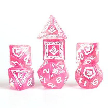 D&D Adventure Dice (Wizard Class: Fuchsia) - style: Wizard Class: Fuchsia