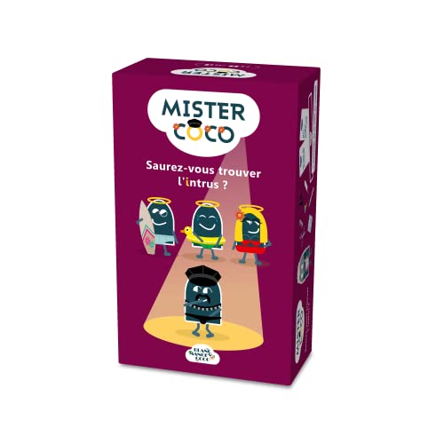 Hiboutatillus Mister Coco - Owl - Blackrock Games - Party Game - Find the Invader - White Coconut Food - New Mechanical Game - Amazing Equipment
