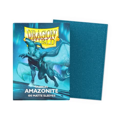 Dragon Shield | Standard Size Matte Card Sleeves | 100 CT - Smooth & Tough TCG Sleeves - Compatible with Pokemon, Flesh & Blood, One Piece & Magic The Gathering | Amazonite - color: Amazonite