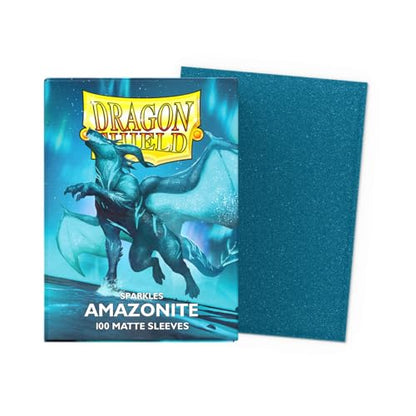 Dragon Shield | Standard Size Matte Card Sleeves | 100 CT - Smooth & Tough TCG Sleeves - Compatible with Pokemon, Flesh & Blood, One Piece & Magic The Gathering | Amazonite - color: Amazonite
