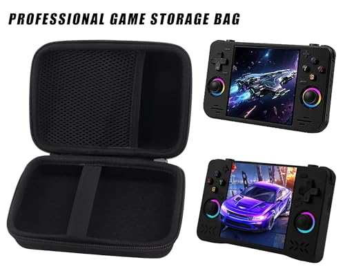 WAIYUCN Hard Carrying Case Compatible with RF40H/Upgraded XF40H Handheld Game Console Case (Black) - color: Black