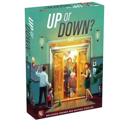 Capstone Games Up or Down? Interactive Strategy Card Game Ages 8+ Family | Easy-to-Learn Strategic Card Game for Game Night