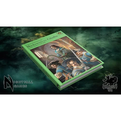Nightfall Games: Musketeers Vs. Cthulhu - Hardcover RPG Book, Horror Theme, Call of Cthulhu Rules Setting, Tabletop Role Playing Game, 112 pg A5 Book