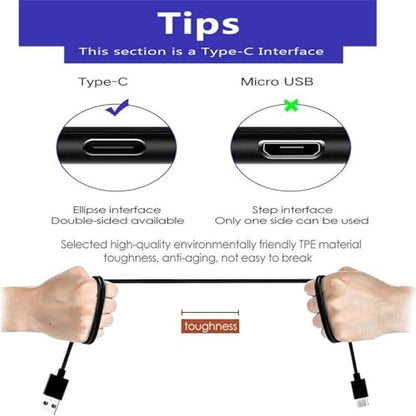 Replacement Samsung Smart tv Remote Control Charger Cord, USB C Charging Cable Adapter for Samsung Frame tv Remote, Solar Cell Voice/QLED Control (3.3FT)
