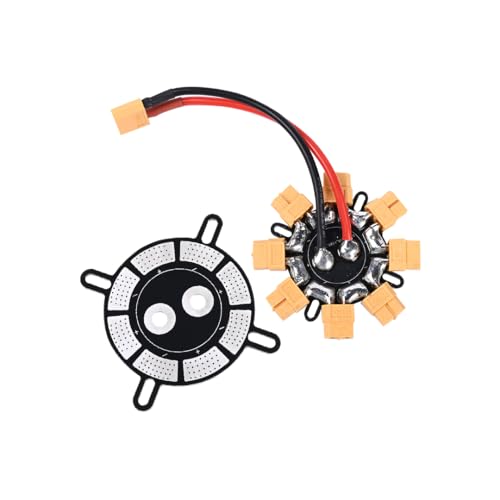 200A Power Distribution Board for Drone PDB with XT60/XT90/AS150 Input 8PCS ESC XT60 Outputs M3 Mounting Compact 50mm Power Hub for FPV Quadcopter Hexacopter (AS150Input PDB 8-in-1) - size: AS150Input PDB 8-in-1