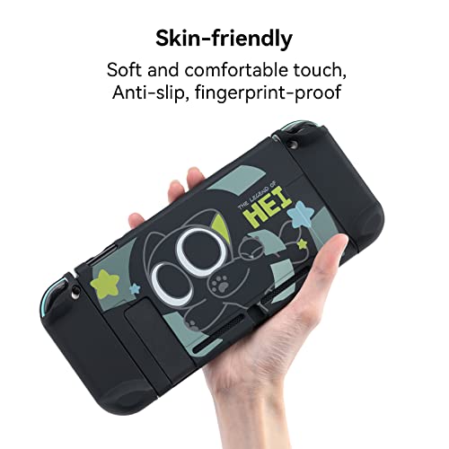 GeekShare Protective Case Slim Cover Case Compatible with Switch and Joy-Con - Shock-Absorption and Anti-Scratch - The HEI Series - color: The HEI
