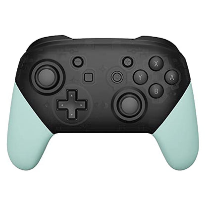eXtremeRate Light Cyan Replacement Handle Grips for Nintendo Switch Pro Controller, DIY Custom Hand Grip Shell for Nintendo Switch Pro Controller - Controller NOT Included - color: Light Cyan