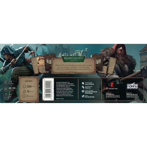 The Witcher Old World Adventure Pack | Face New Challenges with 200 New Exploration Cards! Fantasy & Adventure Strategy Game, Ages 14+, 1-5 Players, 90-150 Mins