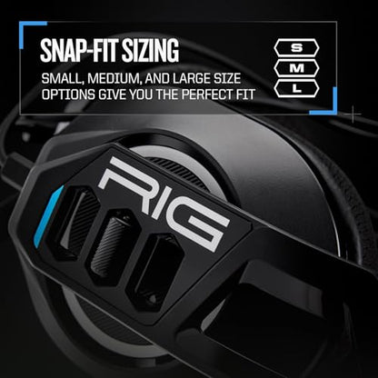 RIG 300 PRO HS Wired Gaming Headset | For PlayStation PS5 and PS4 - Universal 3.5mm compatibility – Flip-to-Stow Mic, 40mm Speakers, 1.2-meter cable - Black - color: Black