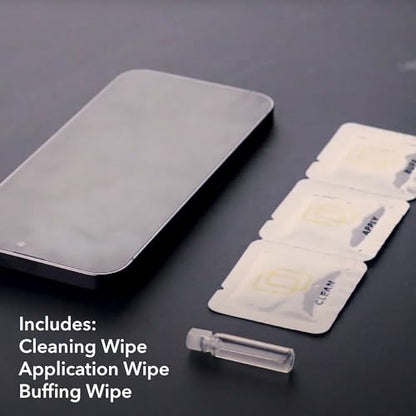 Liquid Glass Wipe On Nano Screen Protector | Scratch and Shatter Protection | Universal Screen Protector for Phones and Smart Watches | Made in USA