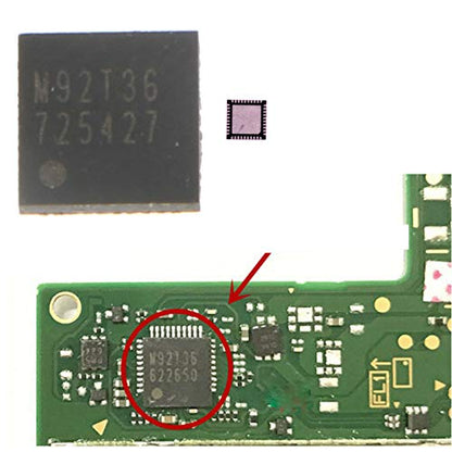Deal4GO M92T36 USB-C Power Charging Control IC Chip Replacement for Nintendo Switch & Switch OLED Motherboard