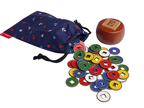 Linda Li New! - American Mahjong Set The Artisan Collection: Butterfly Series – in Blue Nautical Soft Bag