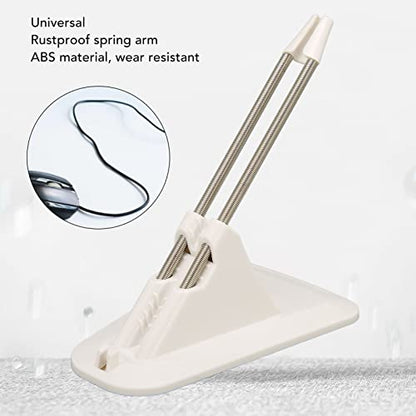 Gaming Mouse Bungee, Antirust Spring Arm No Drag Wire Control Lightweight Portable Universal Mouse Cable Holder, Anti Slip Heavy Duty Stability Design Durable for Esports(White) - color: White