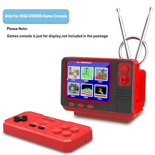 EASEGMER Retro Game Controller, Compatible with GV300S Game Console - color: Red