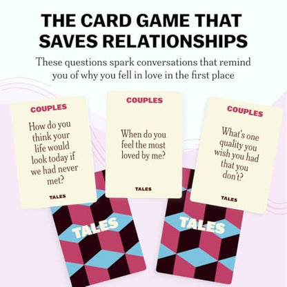 TALES 150 Conversation Cards, Couples Edition, Deepen Your Connection - color: Couples Edition