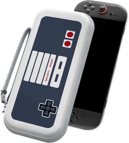 ivoler Carrying Case for Nintendo Switch 2 Model(2025), Portable Hard Shell Pouch Carrying Travel Game Bag for Nintendo Switch 2 Accessories Holds 12 Game Cartridge (RetroShell N3S) - color: RetroShell N3S, size: 7.9''
