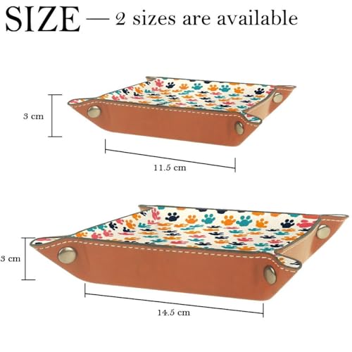 Dogs Paws Pattern Dice Tray Dice Rolling Tray Folding Dice Holder for Dice Games, Like RPG, DND and Other Table Games - color: Multi 9