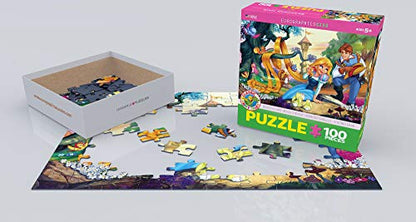 EuroGraphics Beautiful Hair Jigsaw Puzzle (100-Piece) - size: 100 Piece Puzzle, style: EuroGraphics Beautiful Hair Jigsaw Puzzle (100-Piece)