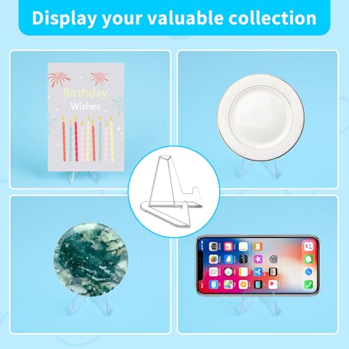 32Packs Card Display Stand, Card Stand, Card Stands for Sports Cards, Trading Card Stand, Acrylic Material, 2.2 Inch Tall