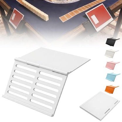 Mahjong Card Holder for Table, Under Mat Slide in Stand Angled Viewing Rack Foldable 3D Printed Space Saving Accessory for American Mahjong Mat (B - 02) - color: B - 02
