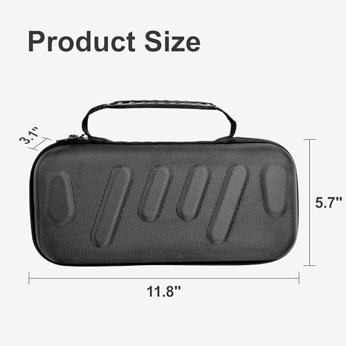 ERTYOIUJF Carrying Case Compatible with Nintendo Switch 2 (2025), Hard Shell Portable Travel Carrying Case Large Space with 24 Games Cartridges for Switch Console & Accessories