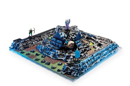 Monster Adventure Terrain 3D Interchangeable Builder System - 107pc Painted Rock Formation Set w Base - Build Modular Worlds in a Snap & Elevate Your Campaign - Compatible with DND Dungeons & Dragons - color: Rock Set