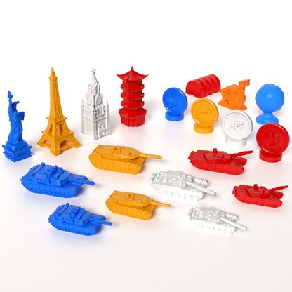 World Order: Miniature Pack - 93 Collectible Pieces, 3D Printed, Board Game Upgrade Components, Tanks, Monuments, Markers, Add-On Accessory Set - style: Miniature Pack