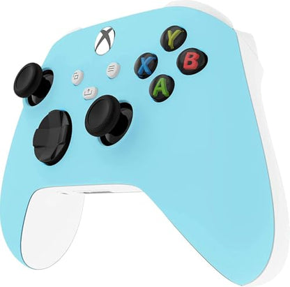 Custom Controllerzz Wireless Controller for Microsoft Xbox Series X/S & Xbox One - Custom Soft Touch Feel - Custom Xbox Series X/S Controller (X/S Baby Blue) - color: X/S Baby Blue
