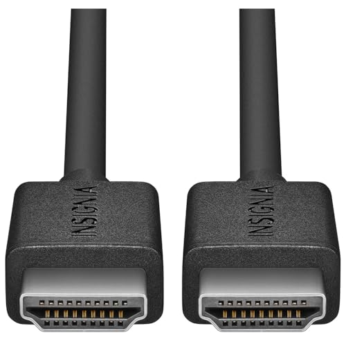 INSIGNIA 4K Ultra HD HDMI Cable – High-Speed 18Gbps, HDR, ARC, Ethernet – Compatible with TV, Monitor, PS5, Xbox, Blu-ray, Laptop (HDMI Cable, 6 ft) - size: 6 ft, style: HDMI Cable