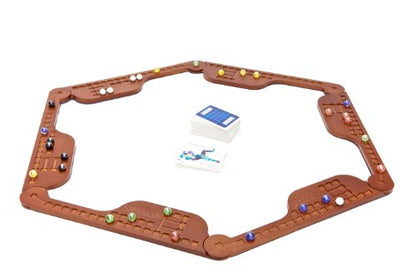 Stramash - The Scottish Board Game - Original Version - 2-6 Players - Ages 8+ - Wooden Game Board - Perfect for the Family - A Game of Strategy & Guile