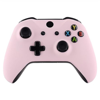 eXtremeRate Replacement Front Housing Shell for Xbox One S/X Controller, Cherry Blossoms Pink Custom Kit Faceplate Cover Case for Xbox Wireless Controller (Model 1708) - Controller NOT Included - color: Cherry Blossoms Pink