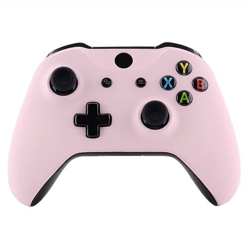 eXtremeRate Replacement Front Housing Shell for Xbox One S/X Controller, Cherry Blossoms Pink Custom Kit Faceplate Cover Case for Xbox Wireless Controller (Model 1708) - Controller NOT Included - color: Cherry Blossoms Pink