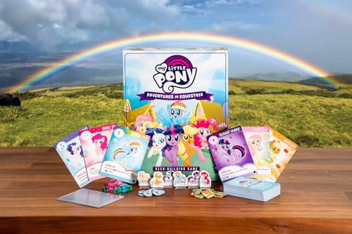 Renegade Game Studios My Little Pony: Adventures in Equestria Deck-Building | Cooperative Strategy Card Game for 1-4 Players, Includes 6 Iconic Characters, Perfect for Families and Fans Aged 8 Plus