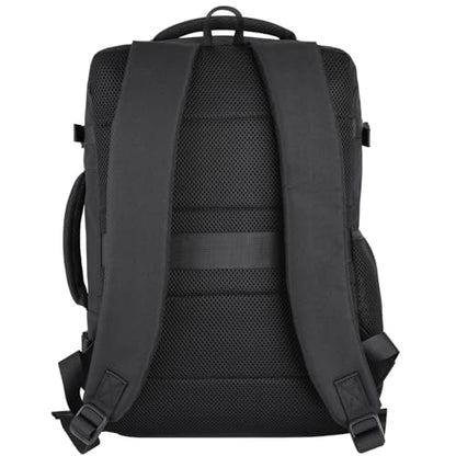 HILOMON Black Travel Backpack for Men Women, TSA Approved Personal Item Size fit for 18x14x8 Under Seat Backpack for Airplanes 15.6inch Laptop 30L Luggage Carry On Bag