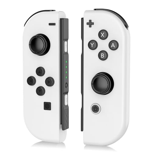 Kvkdiir Switch Controllers Compatible Nintendo Switch/Lite/OLED, Wireless Gamepad Replacement Controller Support Dual Vibration/6-Axis Gyro/Wake-up/Screenshot