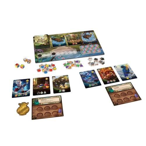 Parks & Potions Board Game – Dice Rolling, Potion Brewing & Animal Healing Strategy Game – Nature Conservation Adventure for Families, Friends & Adults – 1–5 Players, 15–30 Minutes