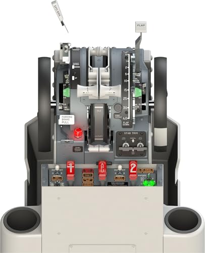 SYDYSOSO Cockpit Simulator 737 Throttle Quadrant – Custom NG or MAX Configuration – Motorized Professional Flight Simulator Hardware, Aircraft-Grade Metal Construction