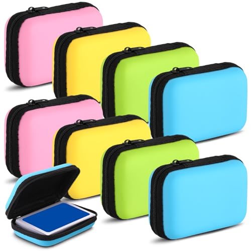 Jexine 8 Pieces Card Case Compatible with Mtg Travel Games Cards Games Playing Case Deck Game Playing Storage Box Carrying Holder (Morandi Colors) - color: Morandi Colors