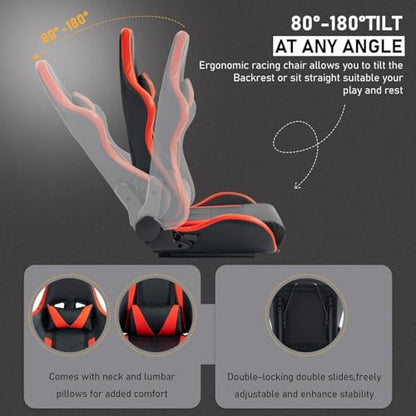 Dardoo G923 Racing Simulator Cockpit with Monitor Frame Fit for Logitech G29 G920, for Thrustmaster T80 T150, for Fanatec, Gaming Wheel Stand with Seat,Not Included Shifter,Wheel,Pedals and Display