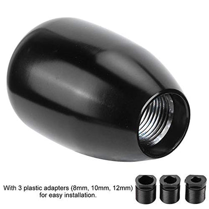Dweekiy Gear Shift Knob,Car Universal Modification Manual Knob Gear Shift Head Shifter 6 Speed(Black) - color: Black