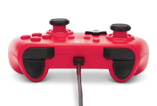 PowerA Raspberry Red USB Game Controller for Nintendo Switch - color: Raspberry Red