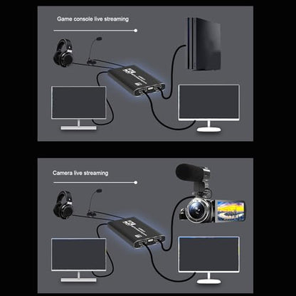 LICAEVEY 4K 60Hz HDMI Video Capture Card, USB 3.0 Audio Video Capture Device Full HD Recording Plug and Play for Game Live Streaming HDTV