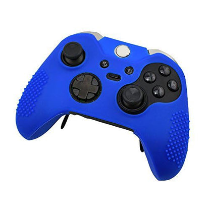OSTENT Soft Protective Silicone Rubber Skin Case Cover for Xbox One Elite Controller (Blue) - color: Blue