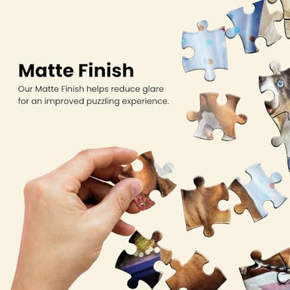 MasterPieces - 1000 Piece Jigsaw Puzzle, Bathtime Antics, Funny Animals, Activity for Adults, Family, Kids, Matte Finish, 19.25" x 26.75" - style: Bathtime Antics