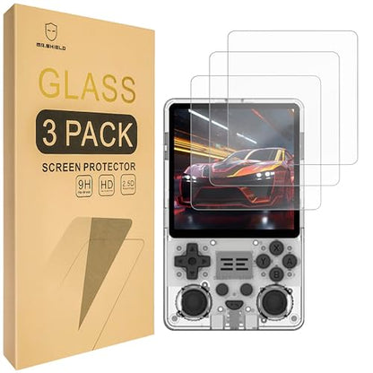 Mr.Shield 3-Pack Tempered Glass Screen Protector for POWKIDDY RGB20SX | Japan Glass with 9H Hardness
