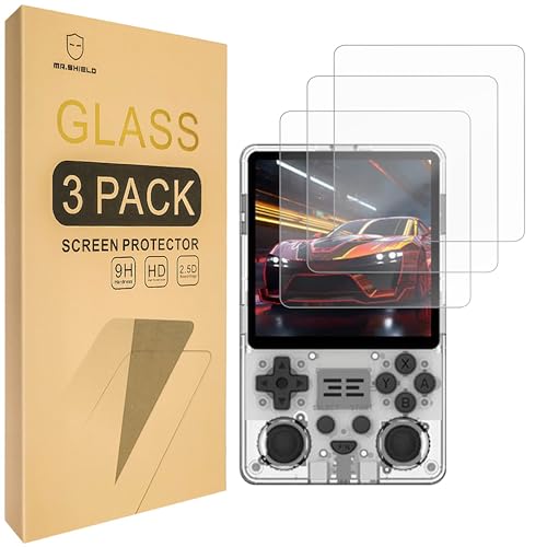 Mr.Shield 3-Pack Tempered Glass Screen Protector for POWKIDDY RGB20SX | Japan Glass with 9H Hardness