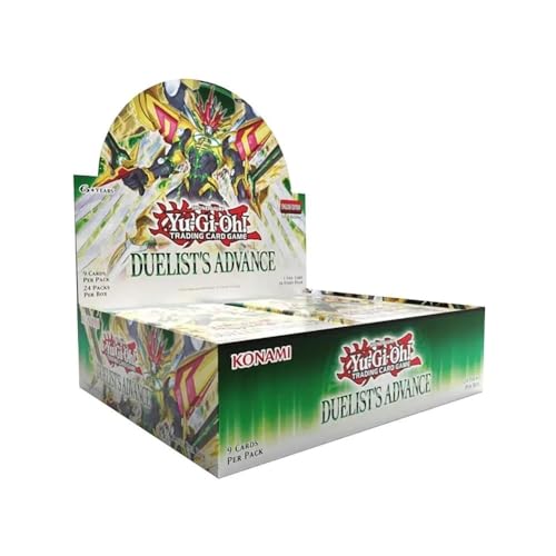 Yu Gi Oh TCG Duelist's Advance 1st Edition Booster Box, 24 Packs | Contains Secret, Ultra, Super, Common and Starlight Rares, 1 Exclusive, (24 Packs)