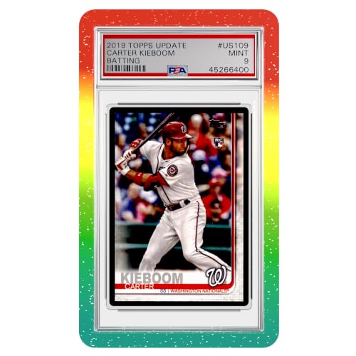VALUN PSA Slab Guard Rainbow Sparkling Gradient (1 PC)– Hard TPU PSA Slab Protector Guard for Graded Cards – PSA Slab Bumper Guard for PSA Slabs – Card Slab Protector for PSA Card Protection - color: Rainbow Sparkling 1
